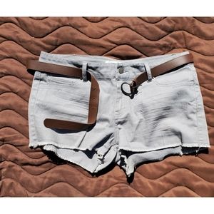 21 Denim belted Shorts